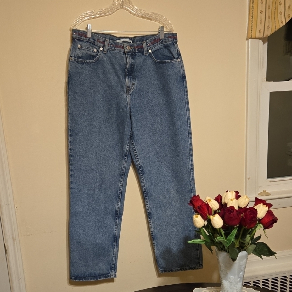 Tommy Hilfiger Blue Straight Leg Denim